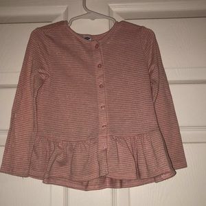 Toddler peplum top